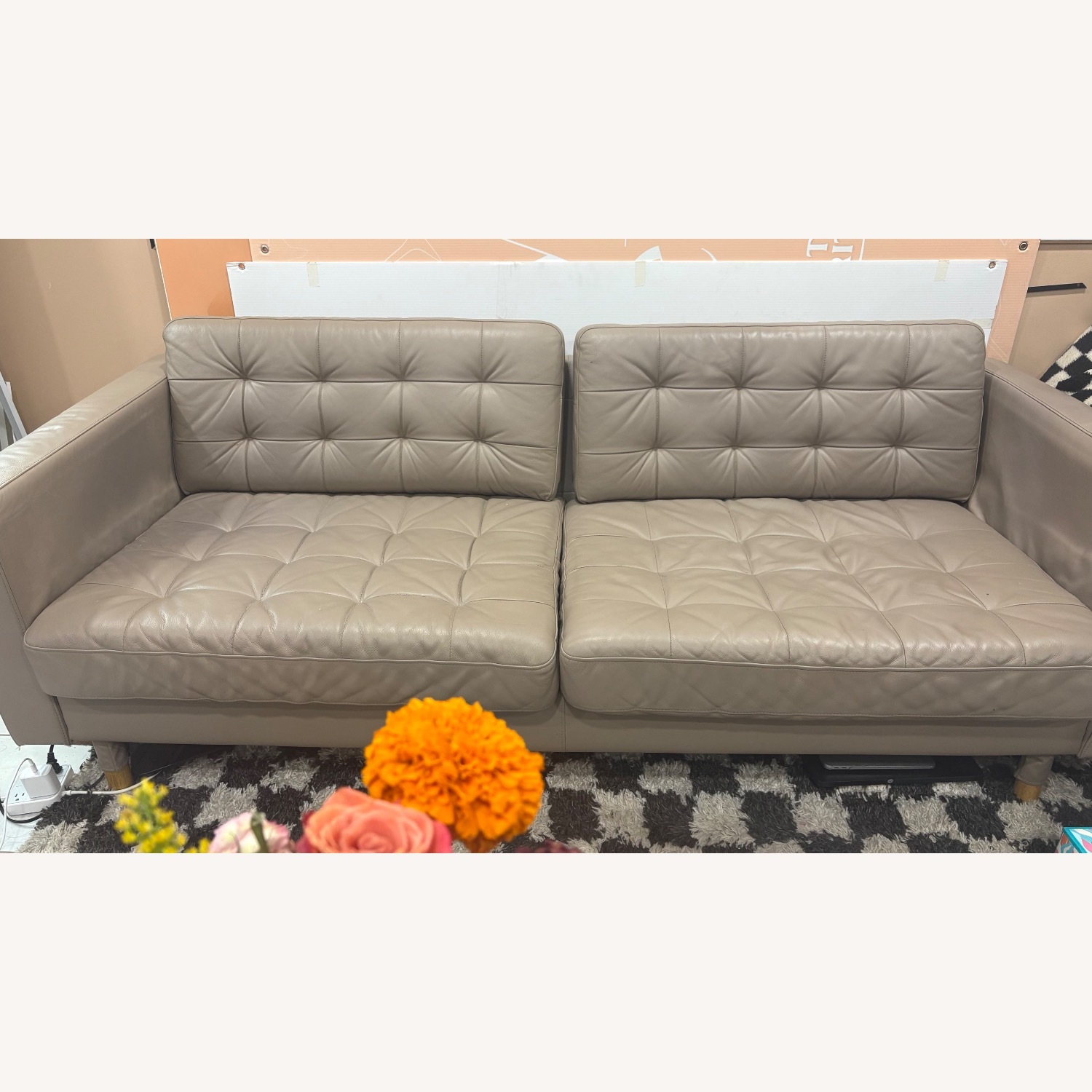 IKEA MORABO Beige Sofa - image-1