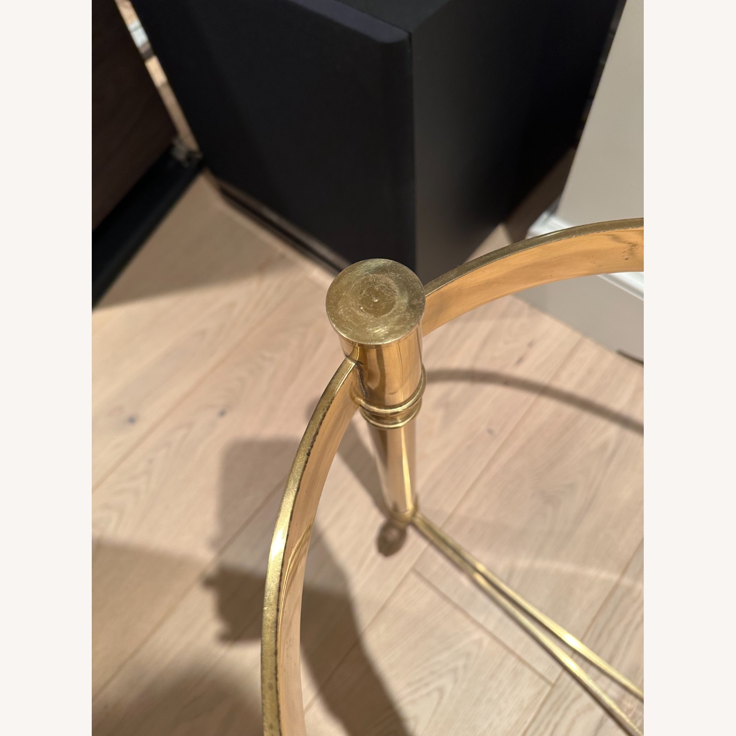 Labarge Style Vintage Ram's Hoof Oval Coffee Table - image-6