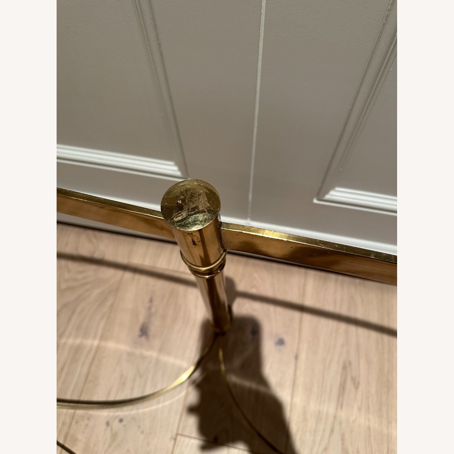 Labarge Style Vintage Ram's Hoof Oval Coffee Table - image-7