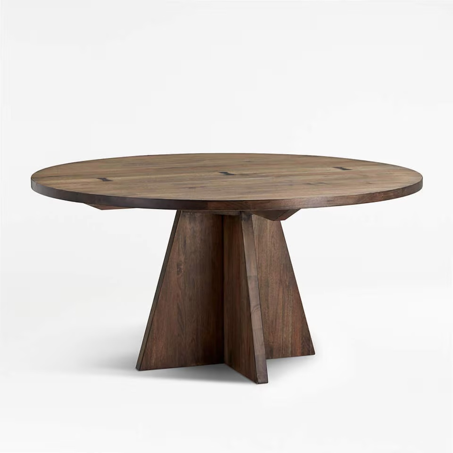 Crate & Barrel Monarch Dark Brown Wood Dining Table - image-7