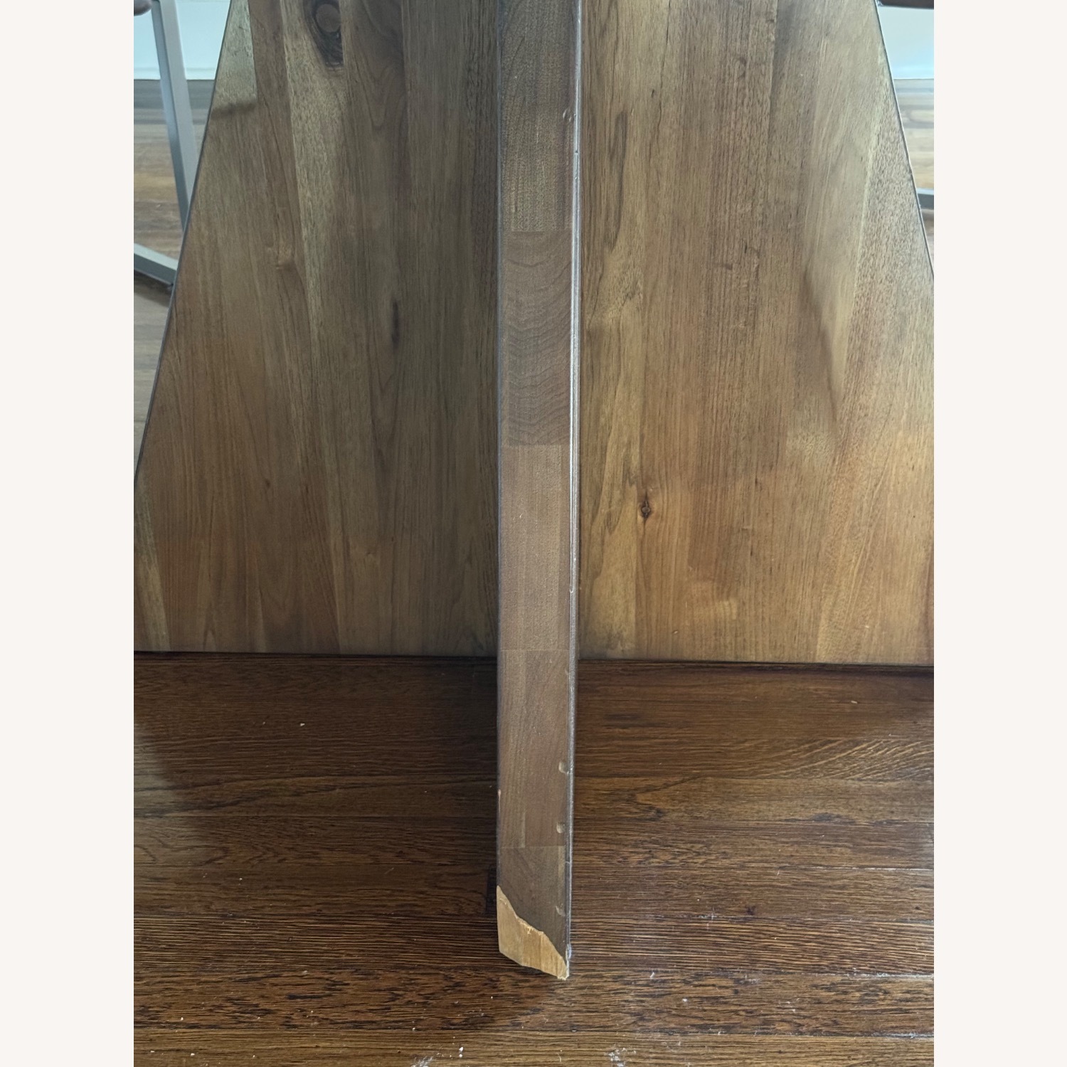 Crate & Barrel Monarch Dark Brown Wood Dining Table - image-8