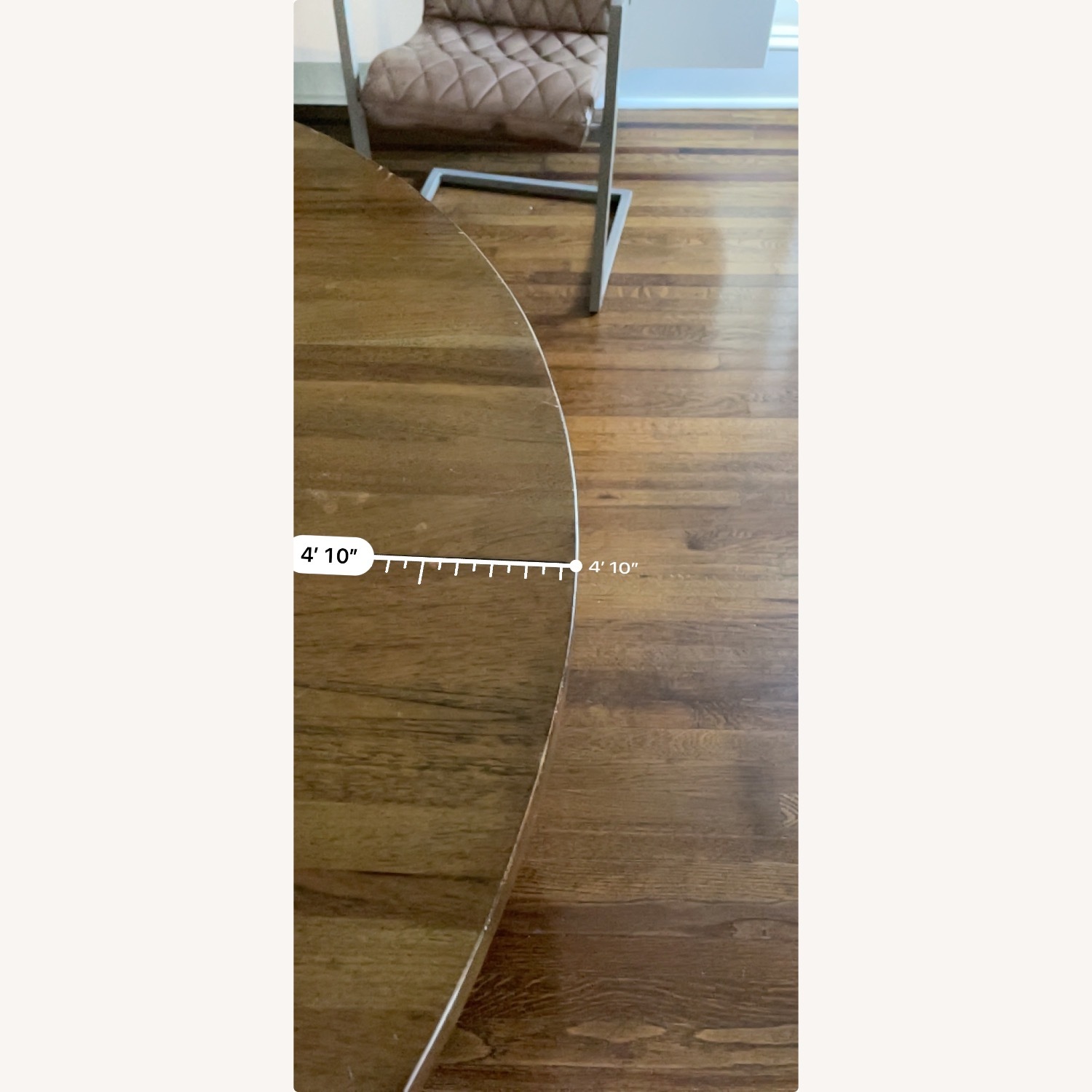 Crate & Barrel Monarch Dark Brown Wood Dining Table - image-5