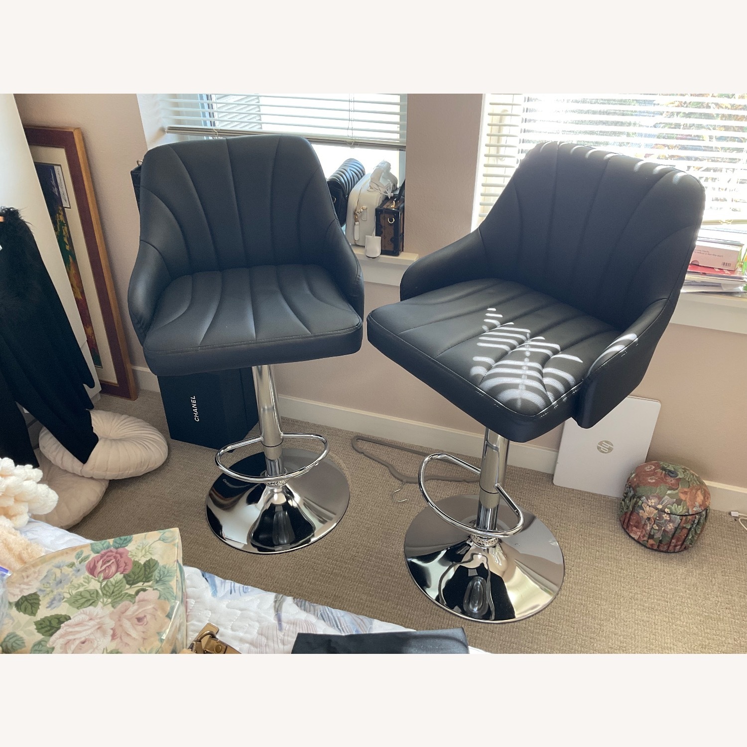 Swivel Adjustable Bar Stools - image-2