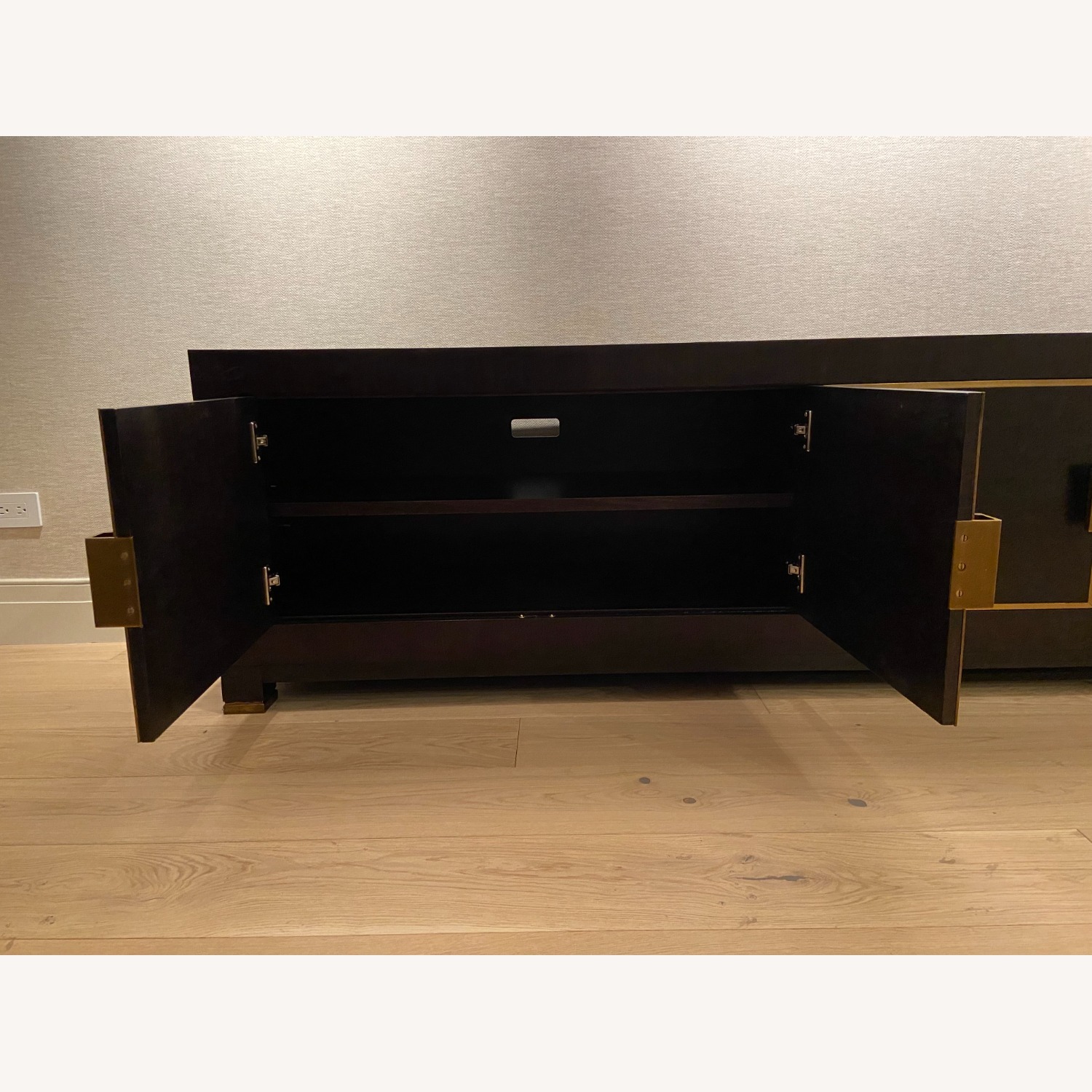 Restoration Hardware Wood Media Console - image-9