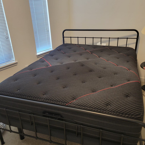Used Black Queen Bed for sale on AptDeco
