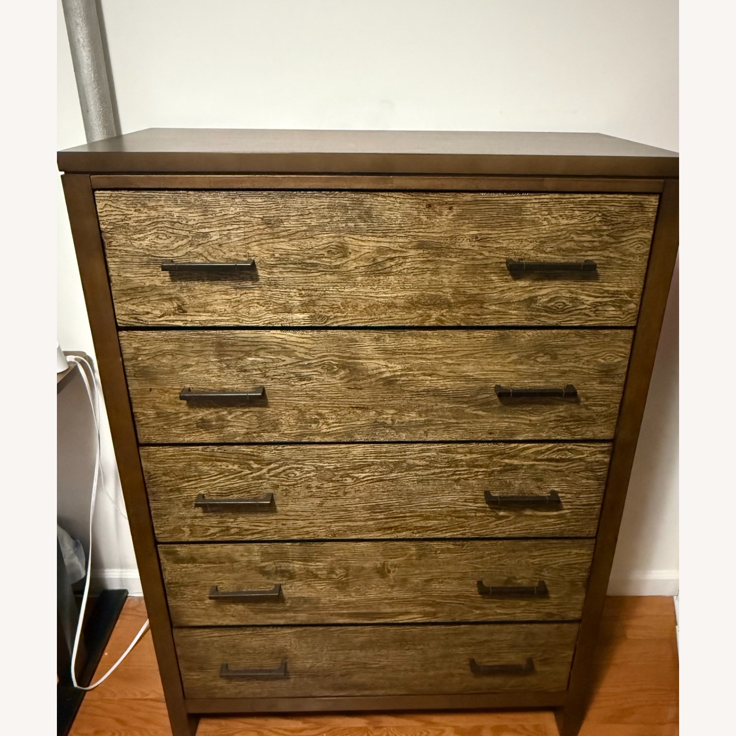 Raymour & Flanigan Dark Brown Wood Dresser - image-3