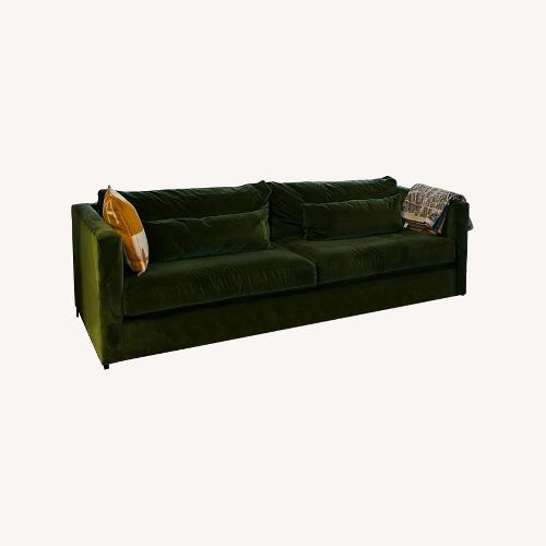 Used Mitchell Gold + Bob Williams Green 2 Seater Sofa for sale on AptDeco