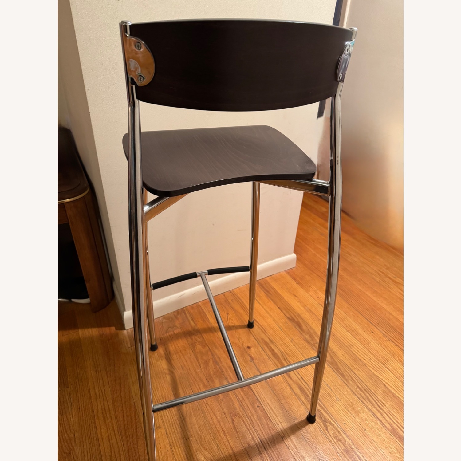 Design Within Reach Baba Brown Wood Bar Kitchen Stool - image-3