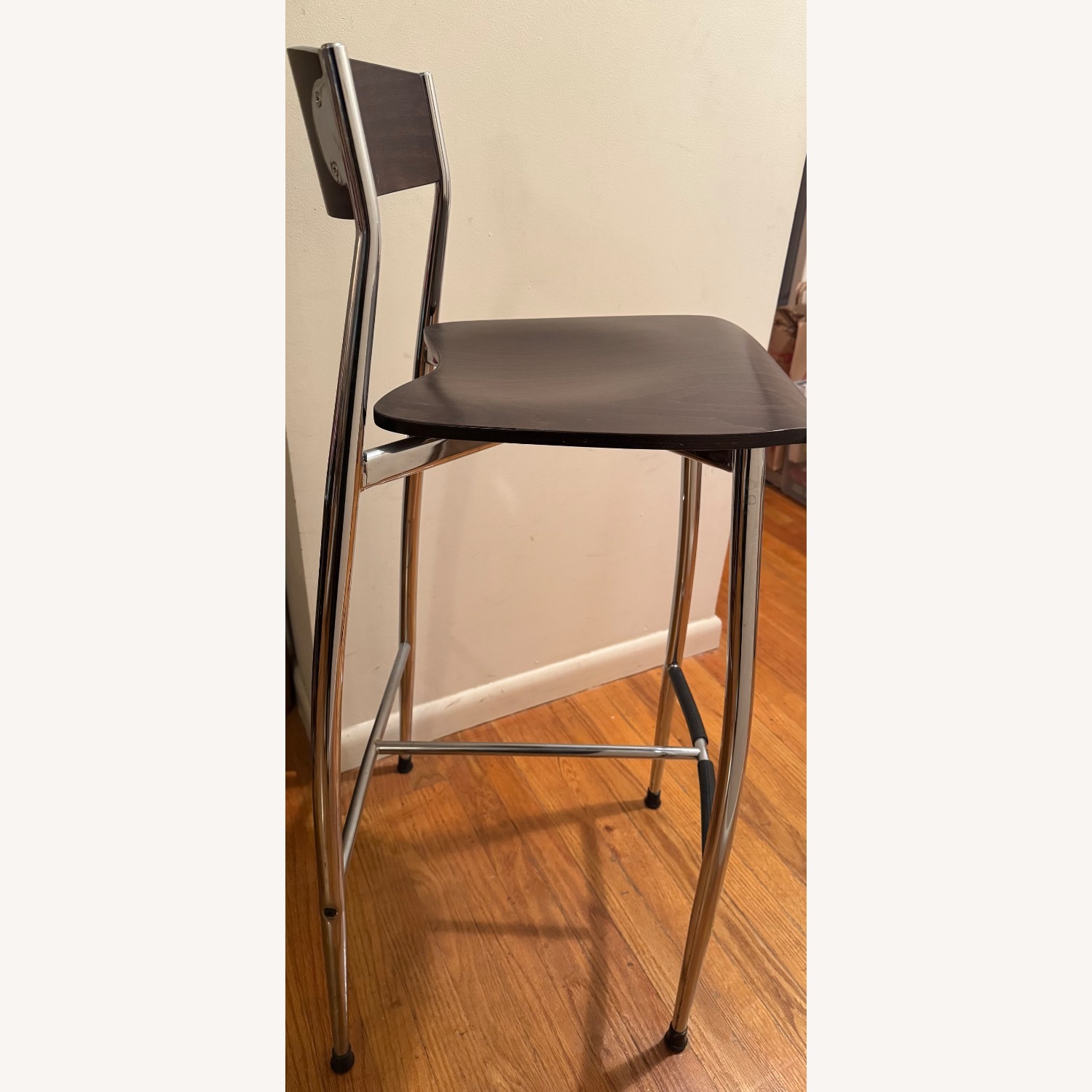 Design Within Reach Baba Brown Wood Bar Kitchen Stool - image-4