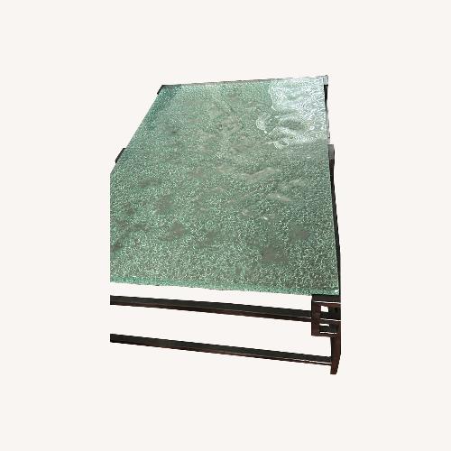 Used Tommy Bahama Hermes Glass Table for sale on AptDeco