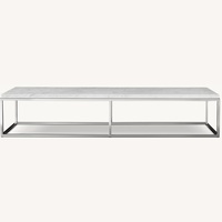 Restoration Hardware Light Gray Coffee Table