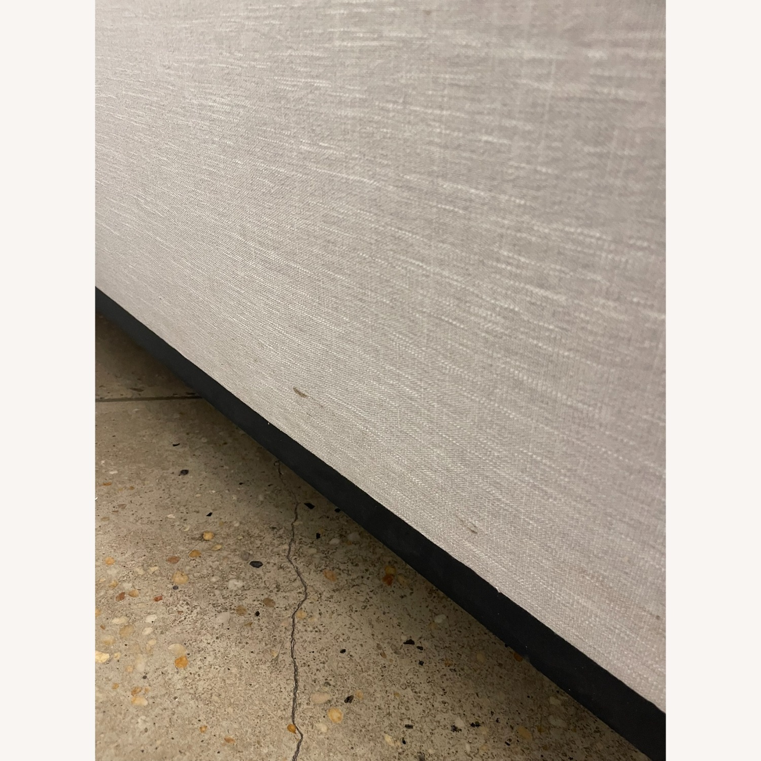 Wingback Gray 3-Seat Sofa with Modern Arms - image-4