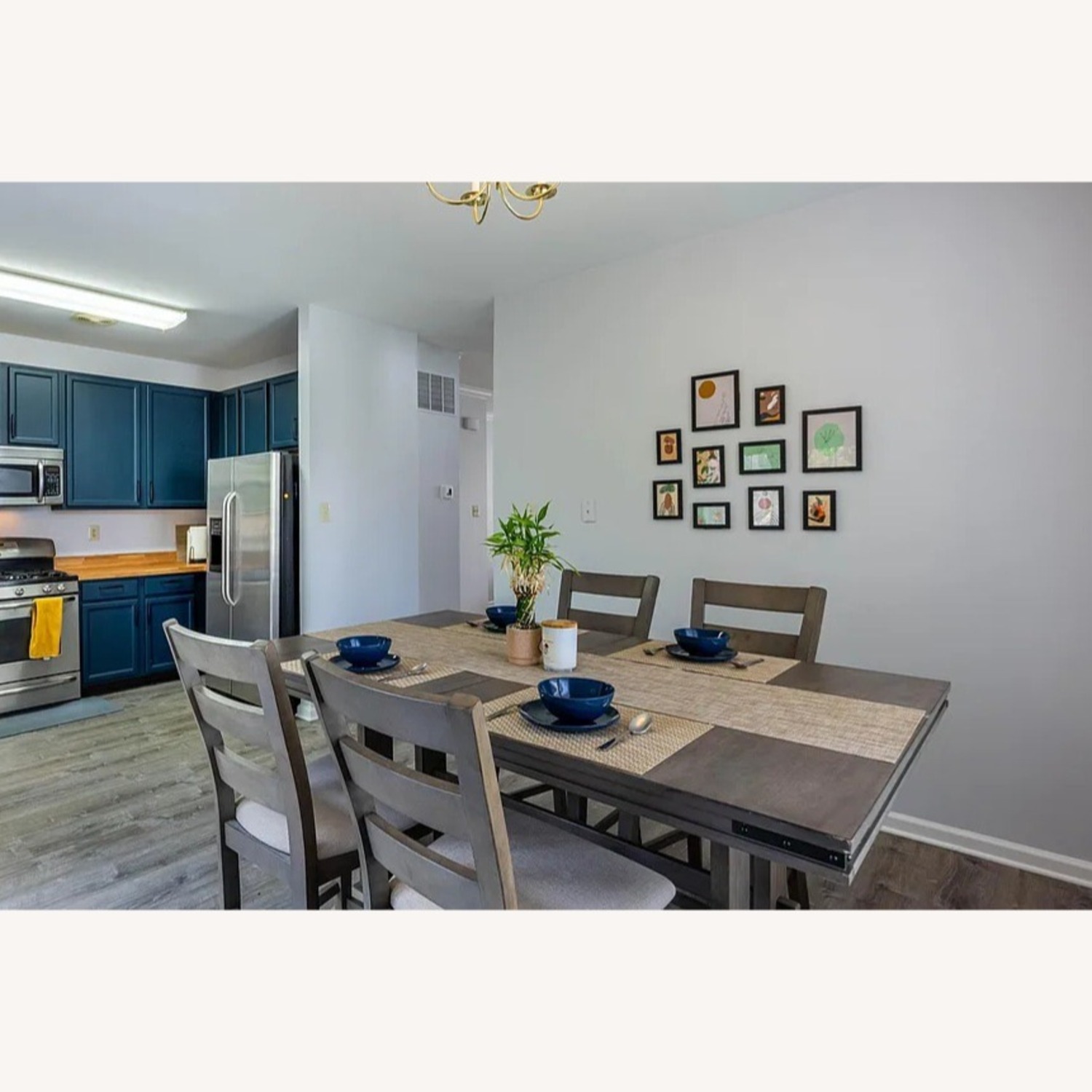 Bob's Discount Furniture Light Gray Dining Set - image-2