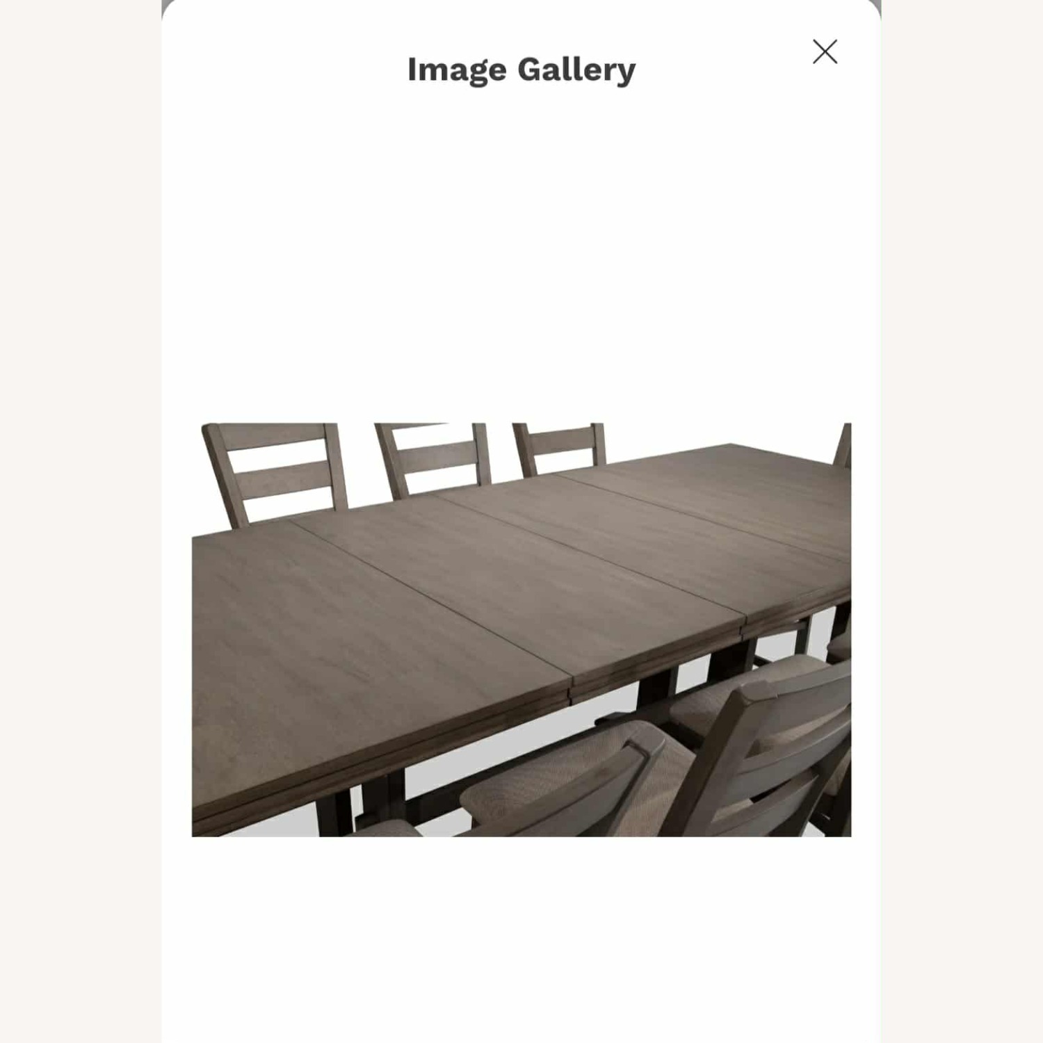 Bob's Discount Furniture Light Gray Dining Set - image-5