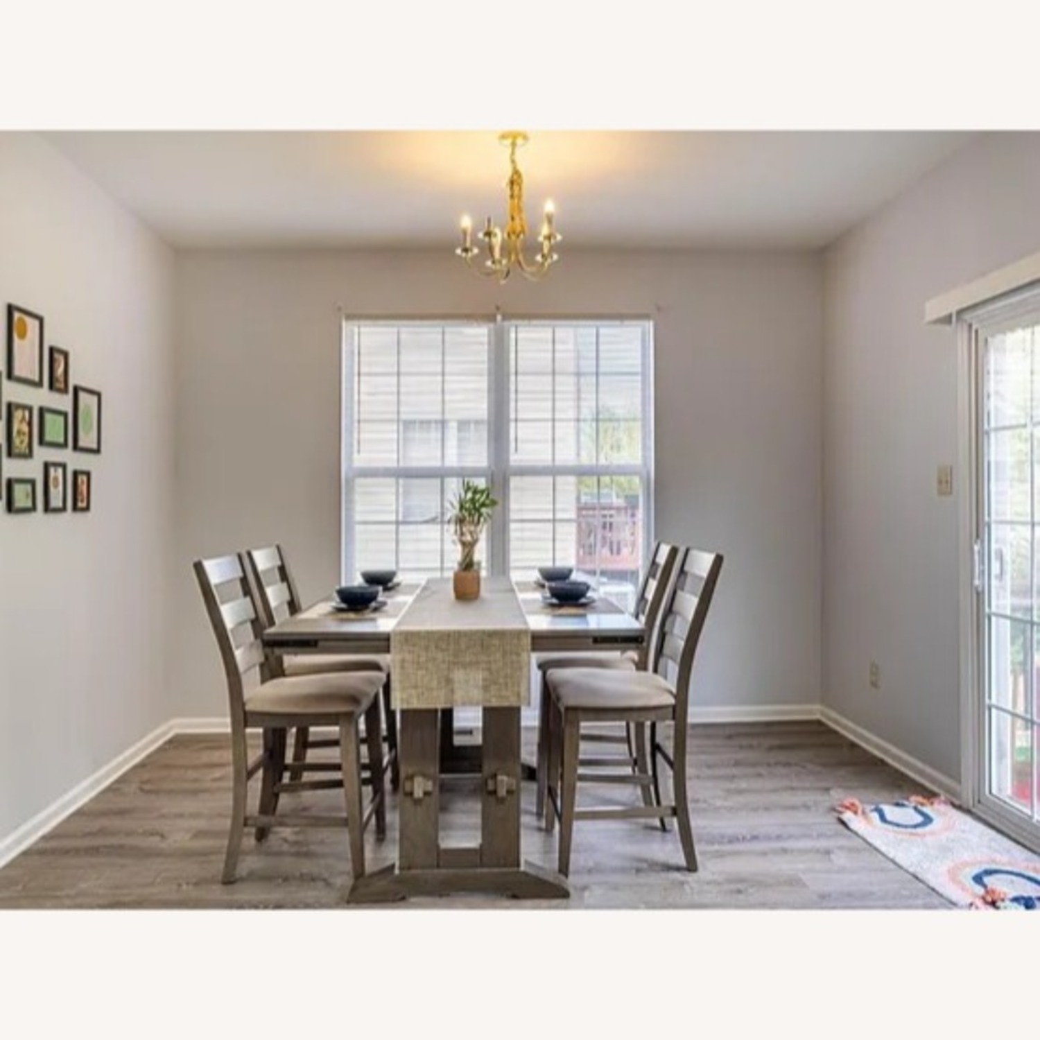 Bob's Discount Furniture Light Gray Dining Set - image-1