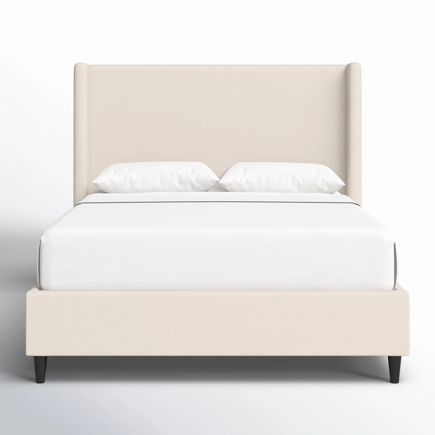 Wayfair Beige Queen Upholstered Bed - image-7