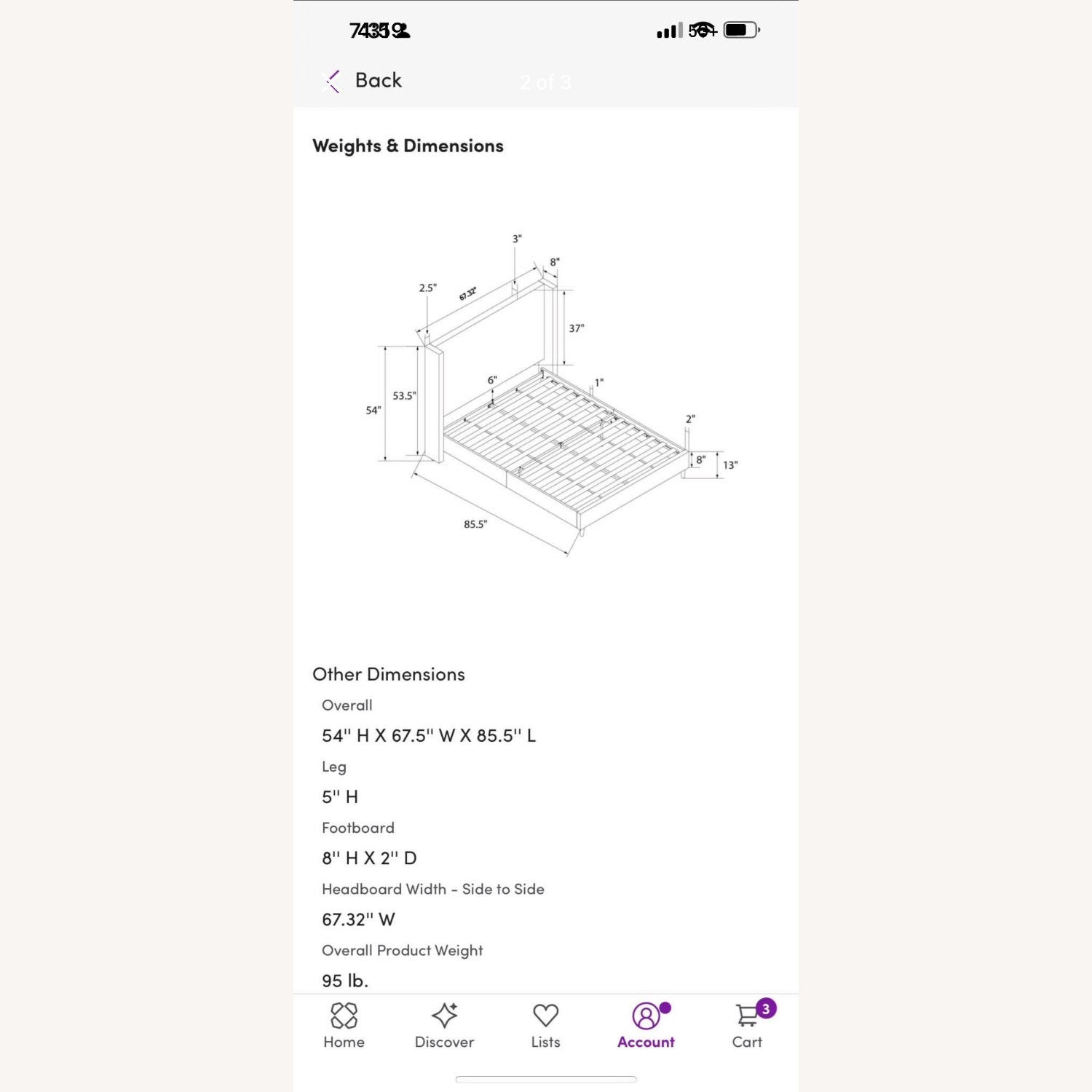 Wayfair Beige Queen Upholstered Bed - image-6
