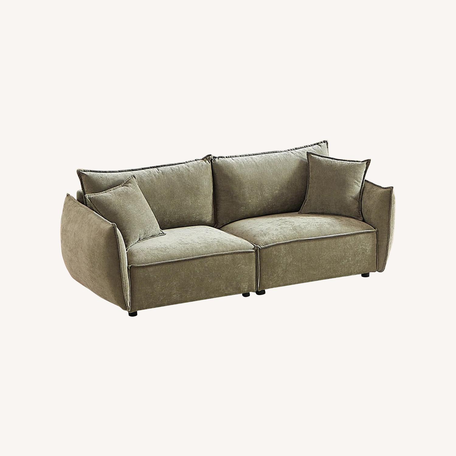 Wayfair Green 2 Seater Sofa - image-0