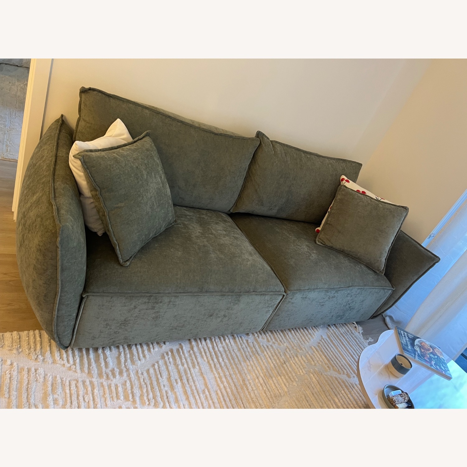Wayfair Green 2 Seater Sofa - image-2