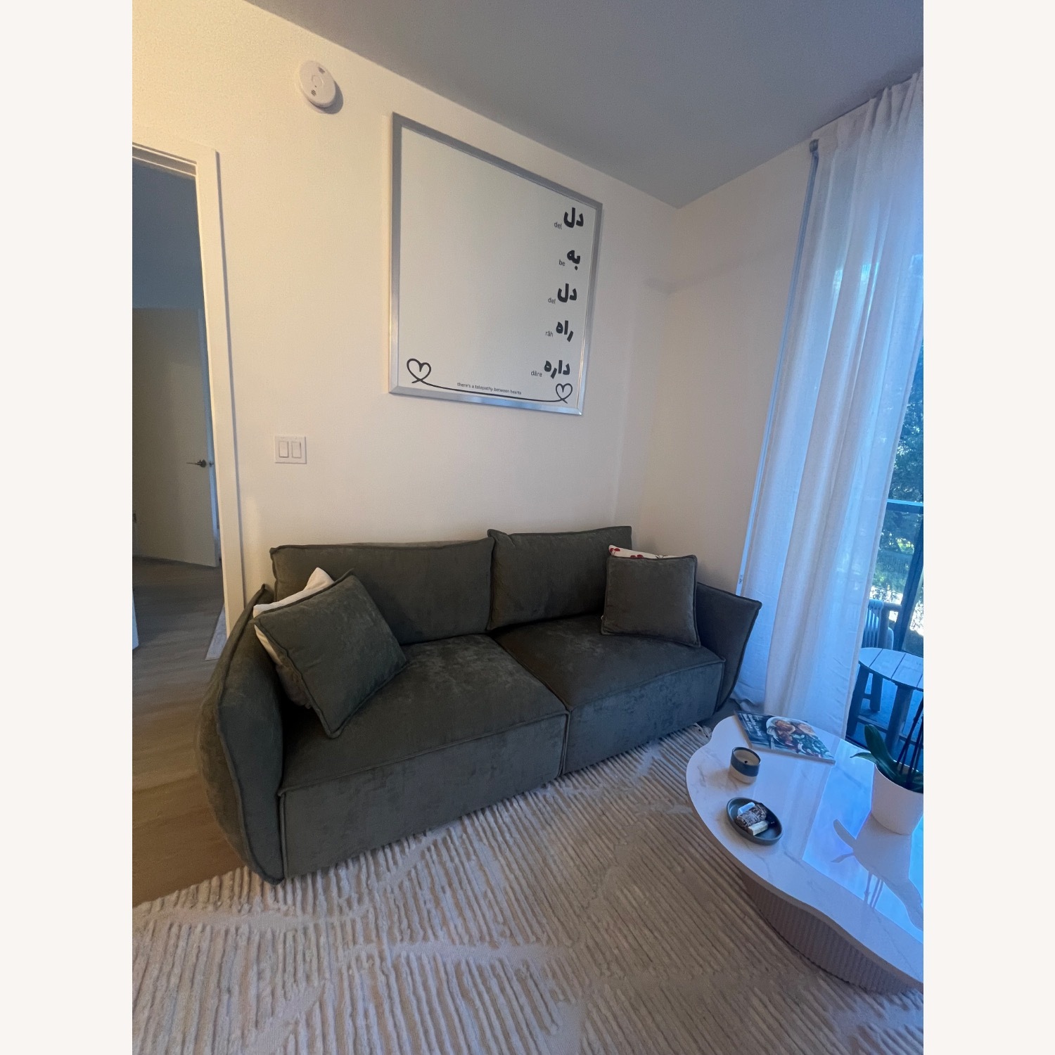 Wayfair Green 2 Seater Sofa - image-1