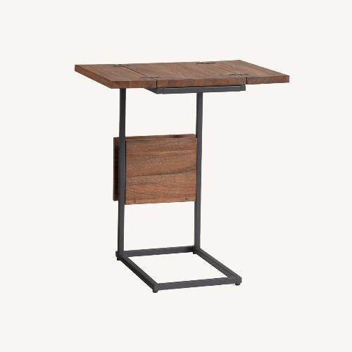 Used Pottery Barn Allen Rectangular Extending C-Table for sale on AptDeco