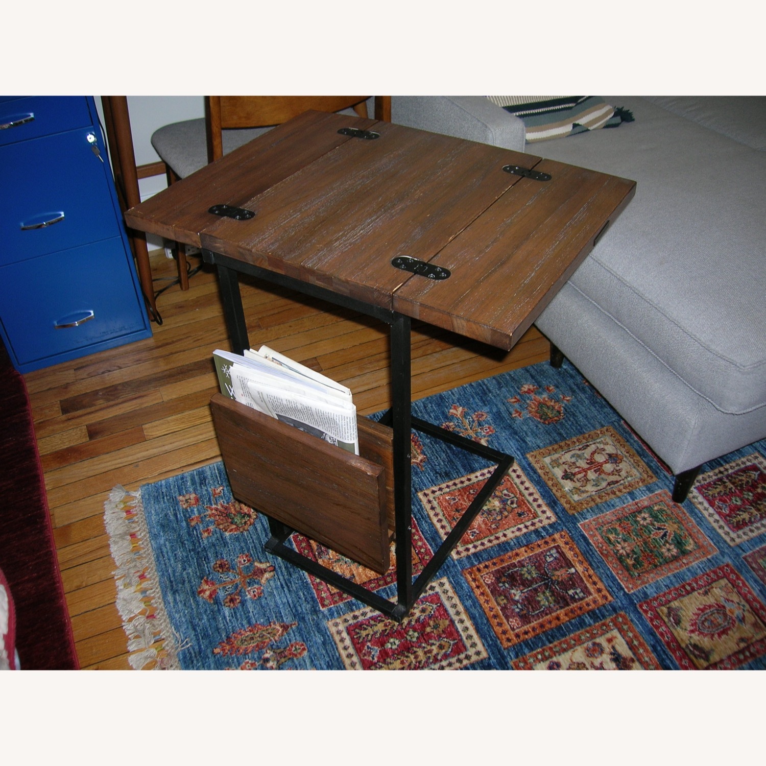 Pottery Barn Allen Rectangular Extending C-Table - image-3