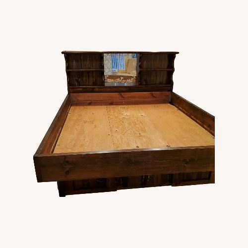 Used Vintage/Antique Wood Cal-King Water Bed for sale on AptDeco