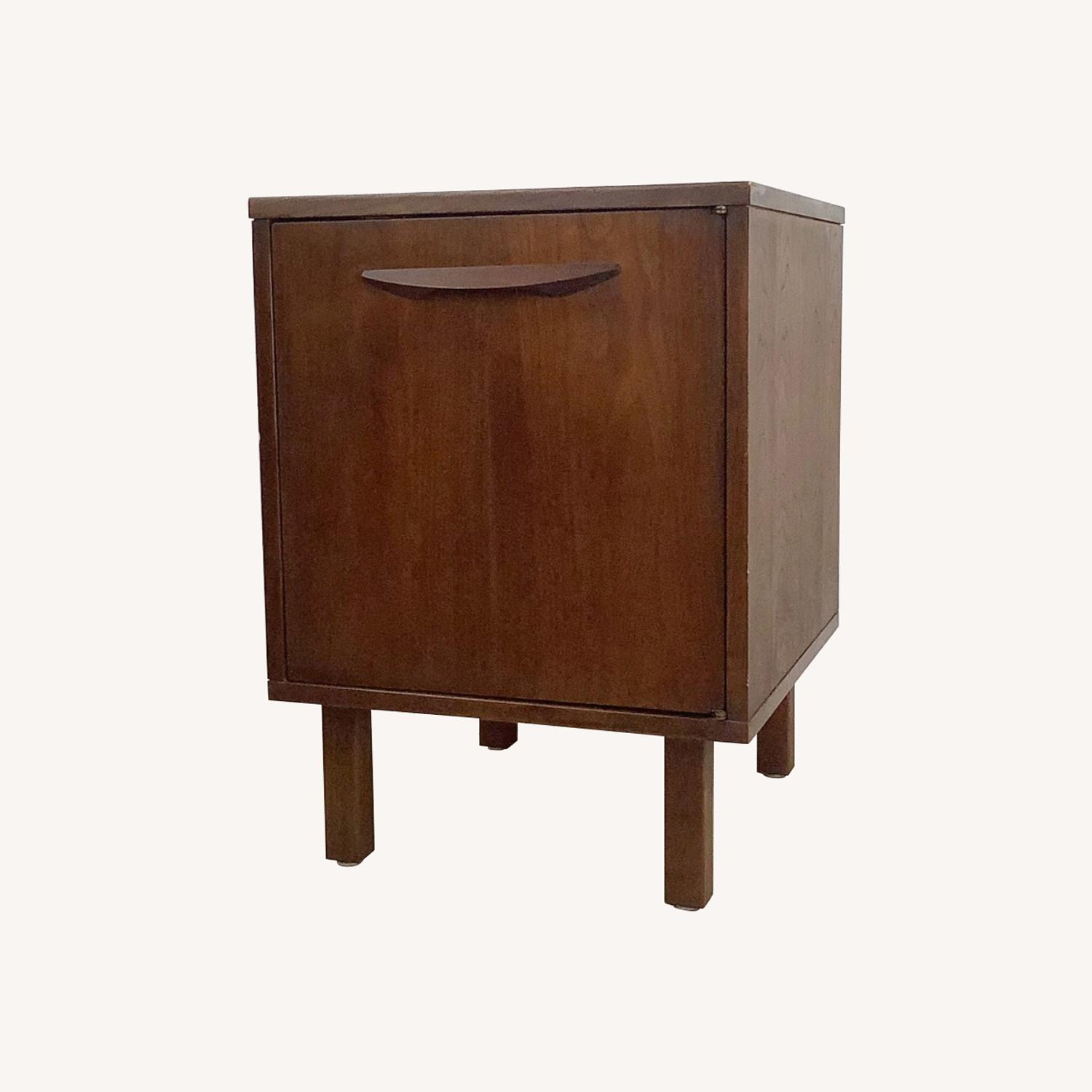 Oversized Teak End Table or Nightstand - image-0