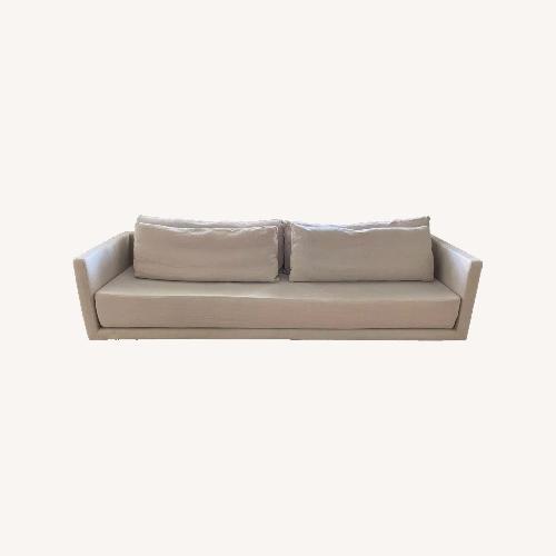 Used Ithaca Natural Linen 3+ Seater Sofa for sale on AptDeco