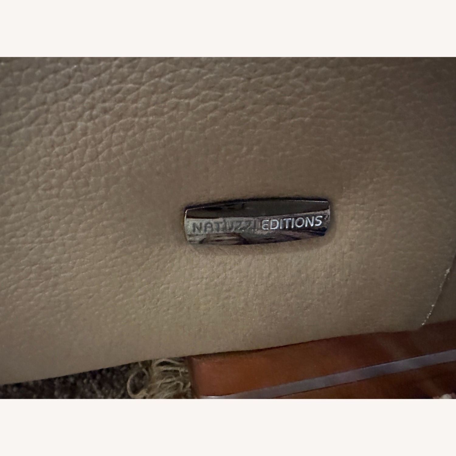 Natuzzi Light Brown Leather 3+ Piece Sectional - image-2