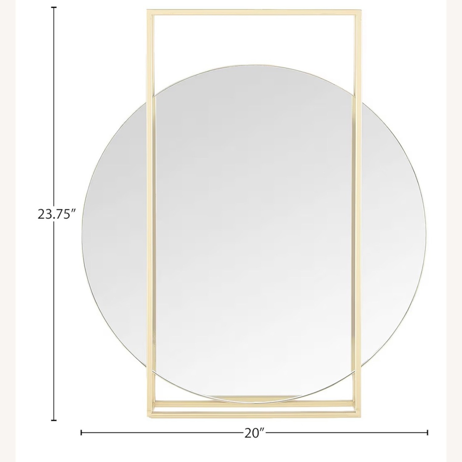 Round Framed Wall Mirror - image-3