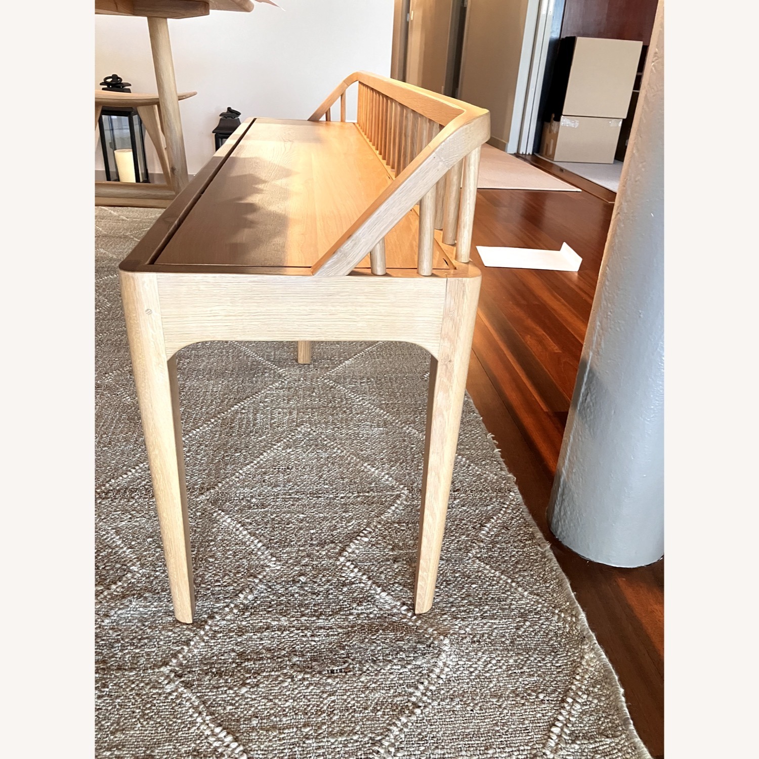 Modern Nordic Oak Bench | Ethnicraft Spindle - image-11