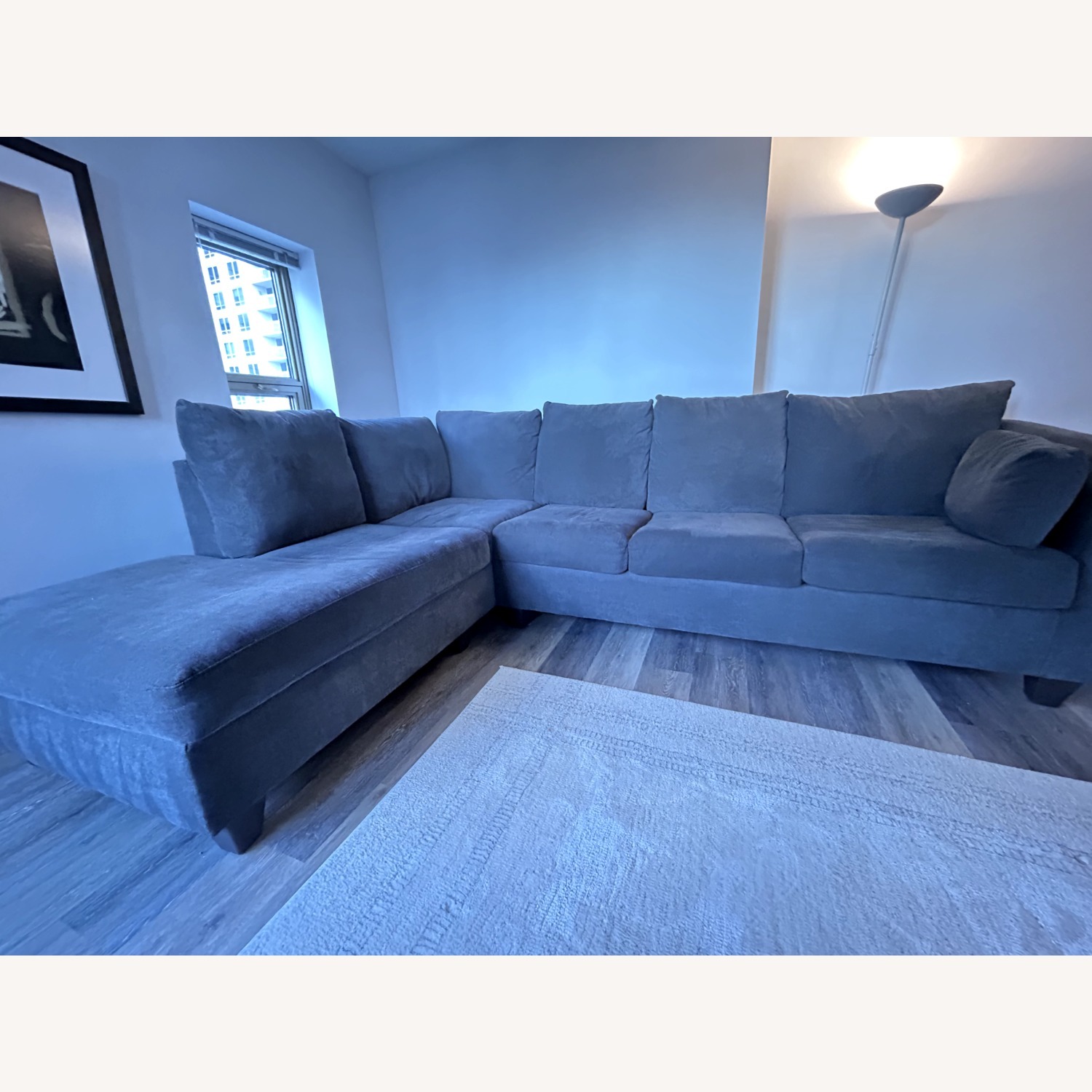 Wayfair Dark Gray 2 Piece Sectional - image-2