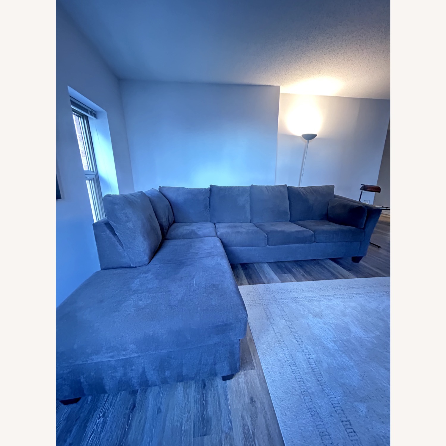 Wayfair Dark Gray 2 Piece Sectional - image-3