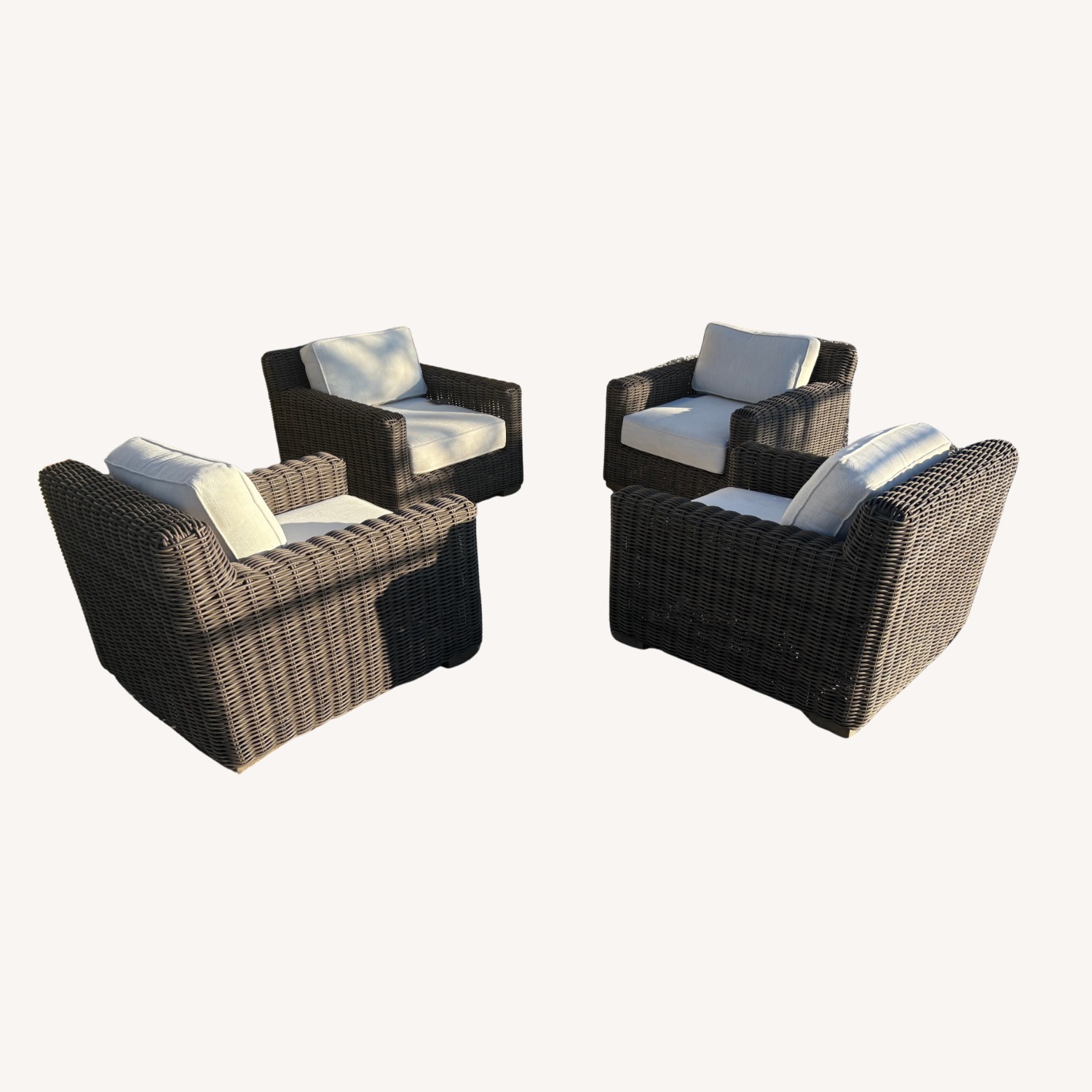 Restoration Hardware Provence Track Arm Lounge Chair Set - image-7