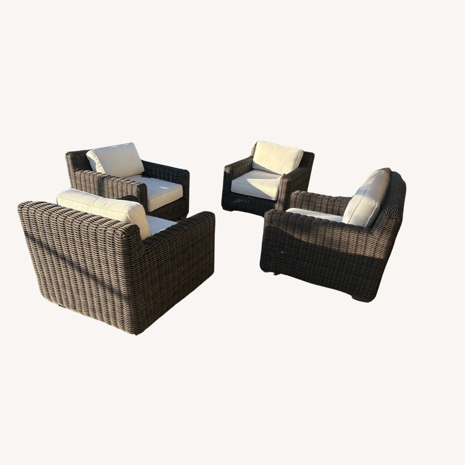 Restoration Hardware Provence Track Arm Lounge Chair Set - image-8