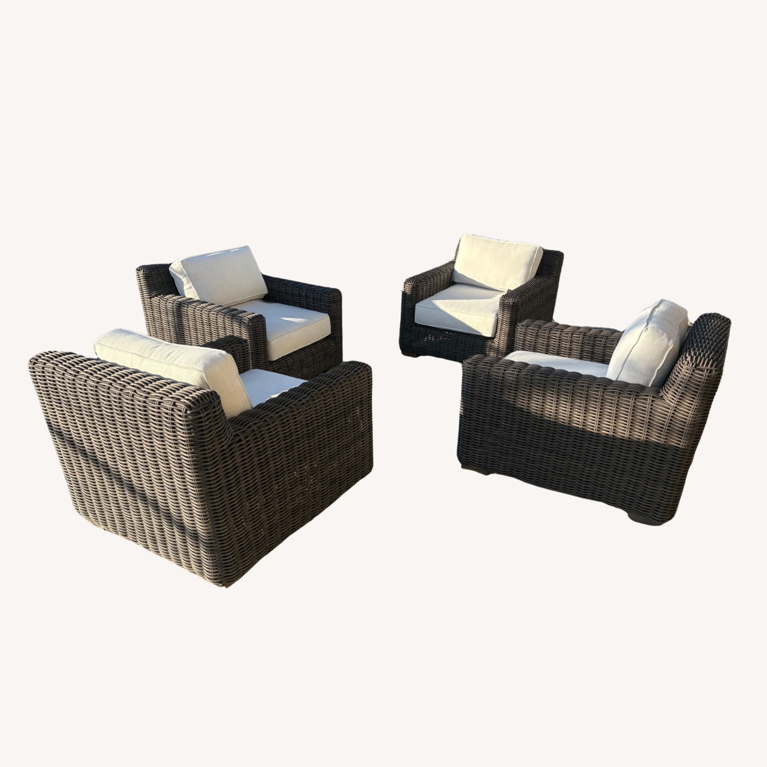 Restoration Hardware Provence Track Arm Lounge Chair Set - image-16