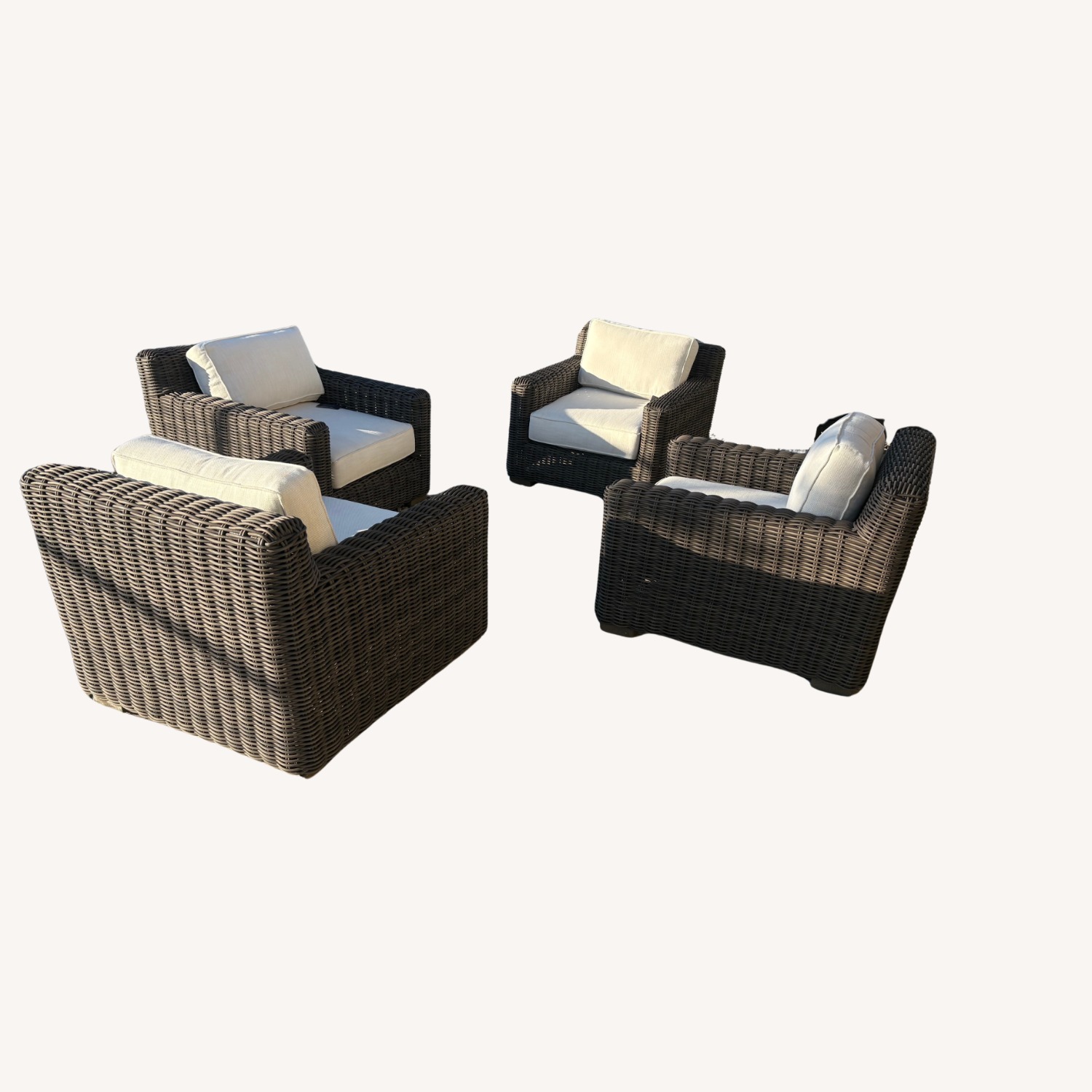 Restoration Hardware Provence Track Arm Lounge Chair Set - image-9