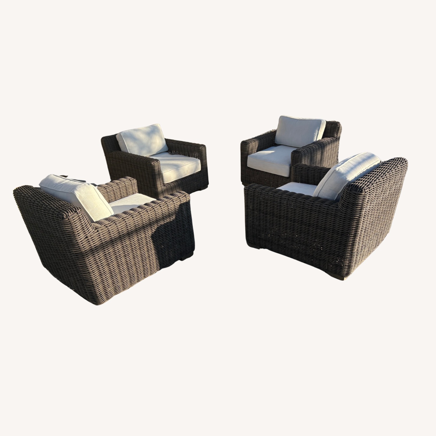 Restoration Hardware Provence Track Arm Lounge Chair Set - image-10