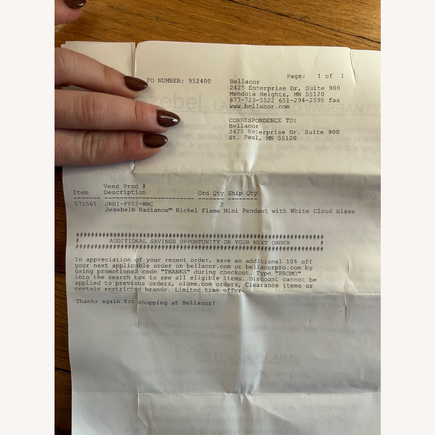 White Glass Ceiling Lamp - image-5