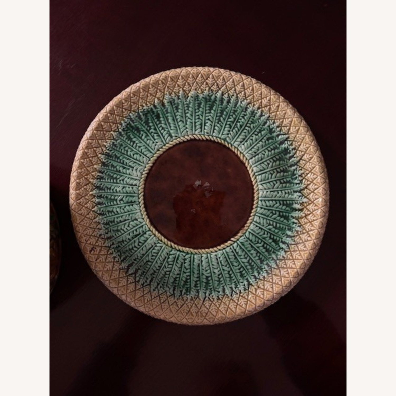  Antique Majolica Cheese Bell - image-3