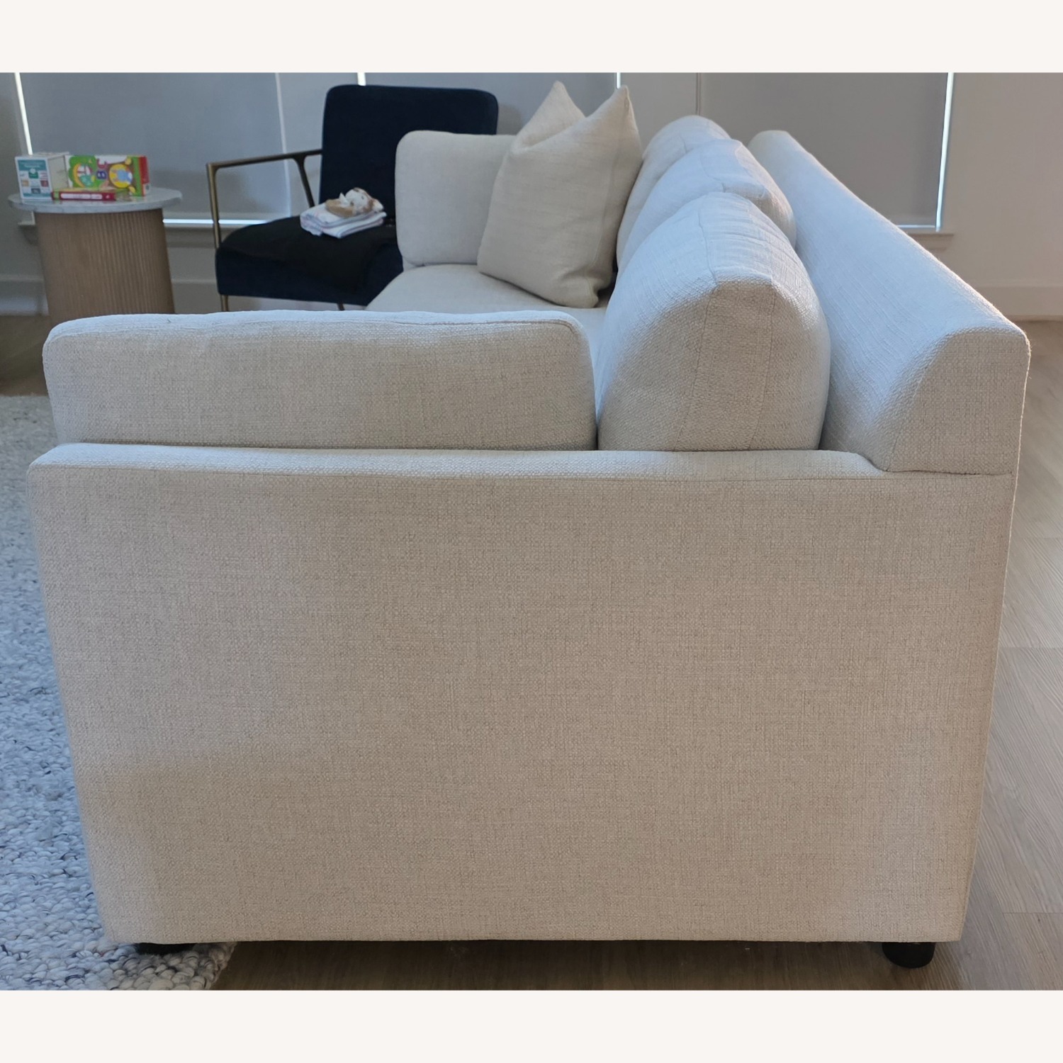 West Elm Marin Fabric 3+ Seater Sofa - image-3