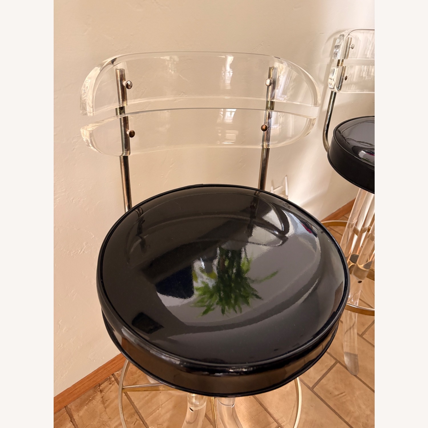 Black Metal Stools - image-2