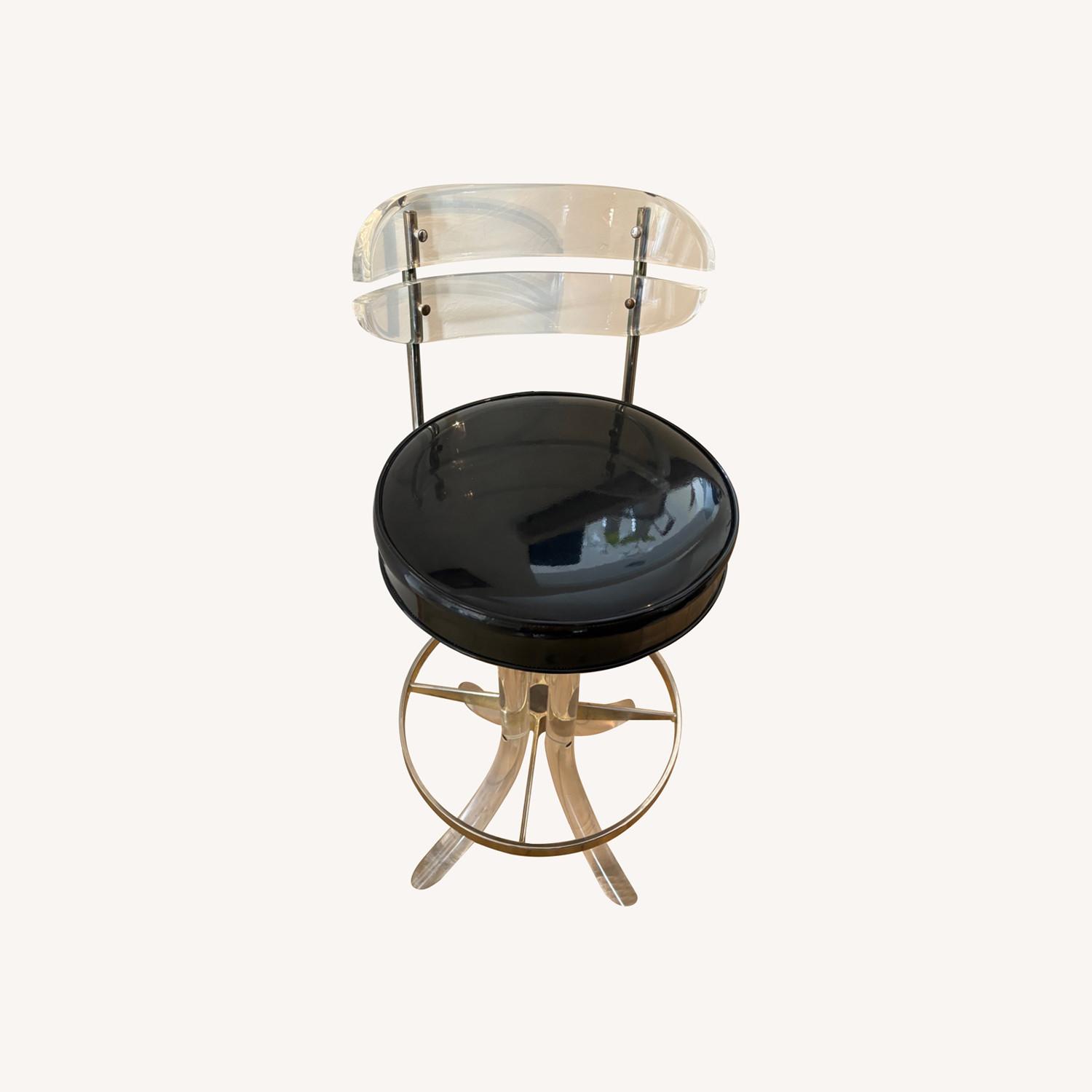 Black Metal Stools - image-0