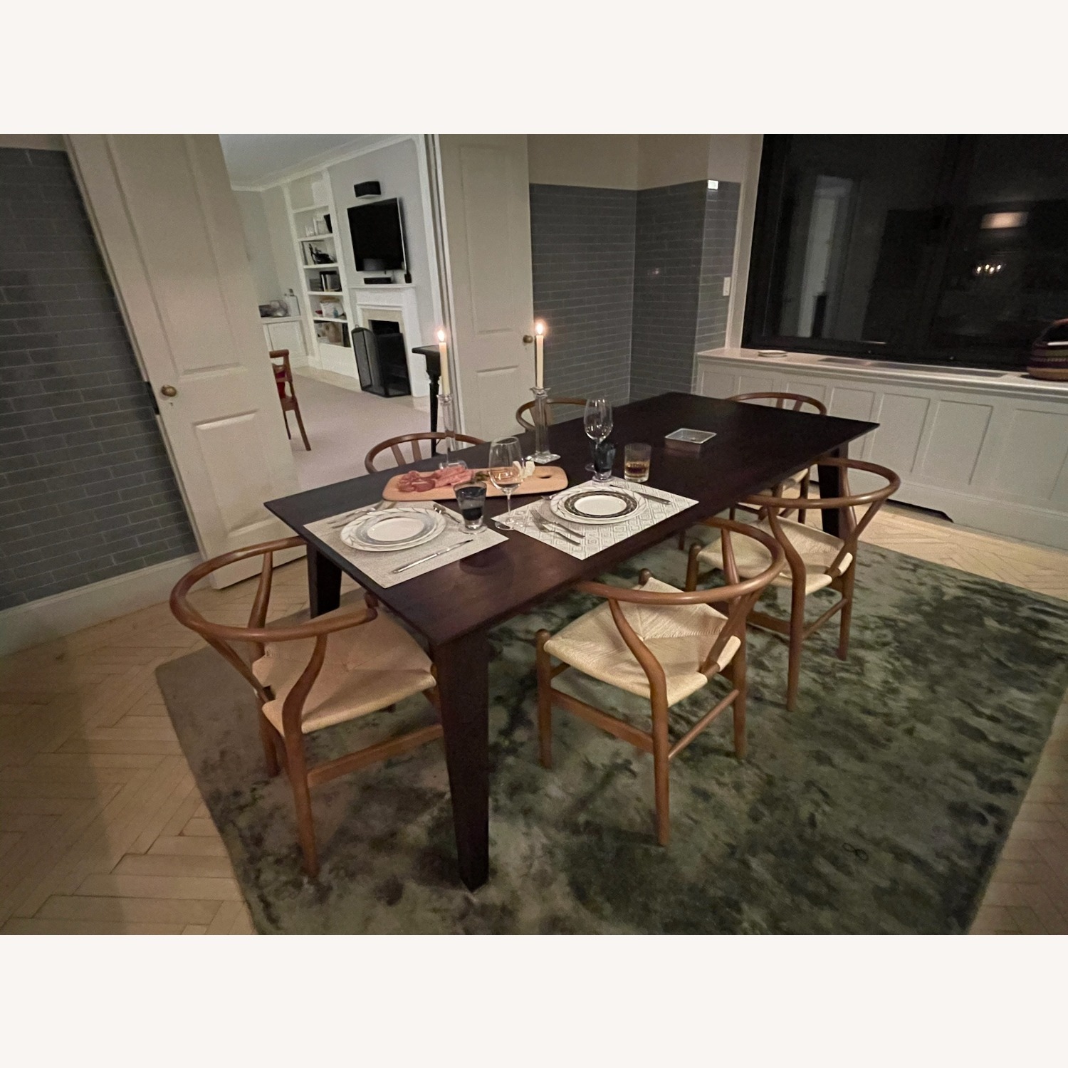 Crate & Barrel Steppe 8-Seat Dining Table - image-1