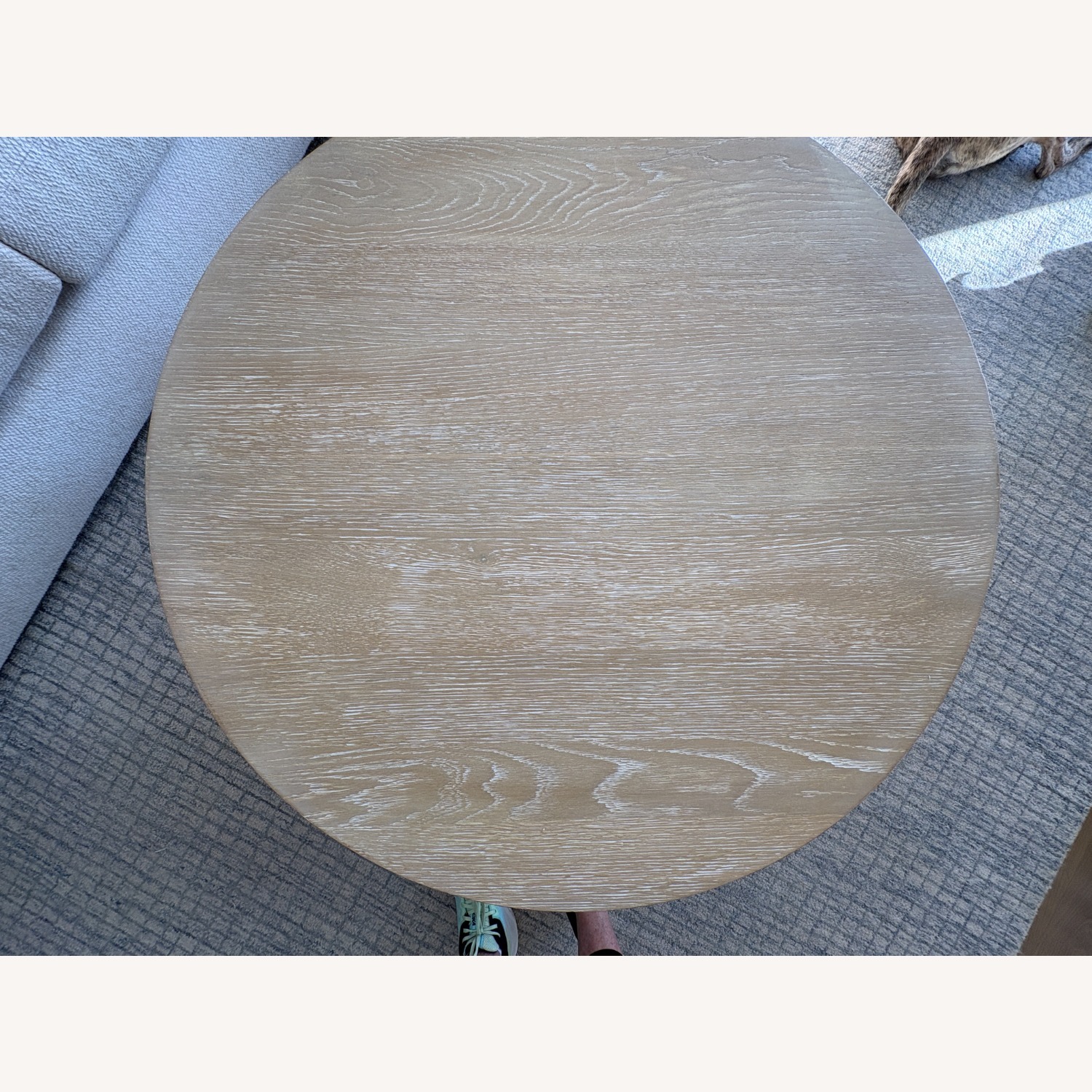 Crate & Barrel Clairemont Natural Wood Coffee Table - image-4