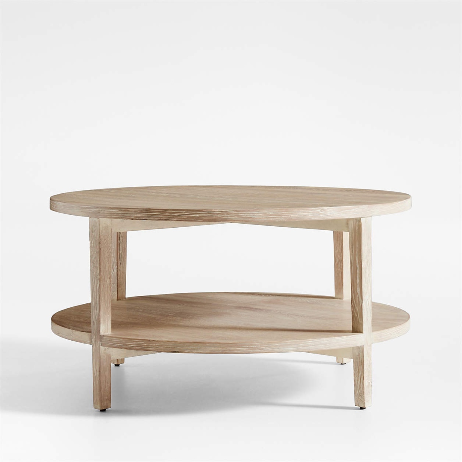 Crate & Barrel Clairemont Natural Wood Coffee Table - image-5