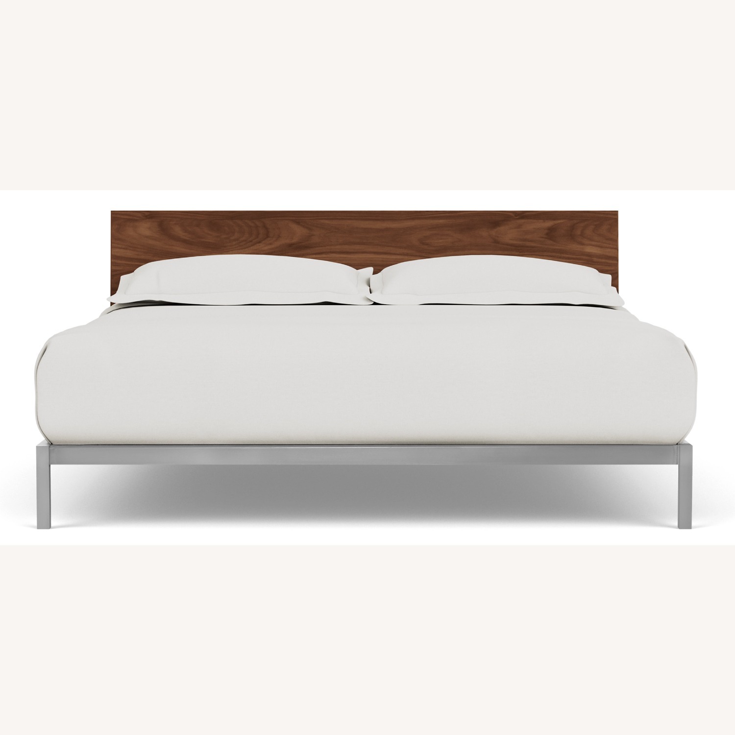 Room & Board Copenhagen Walnut and steel King Bed - image-1