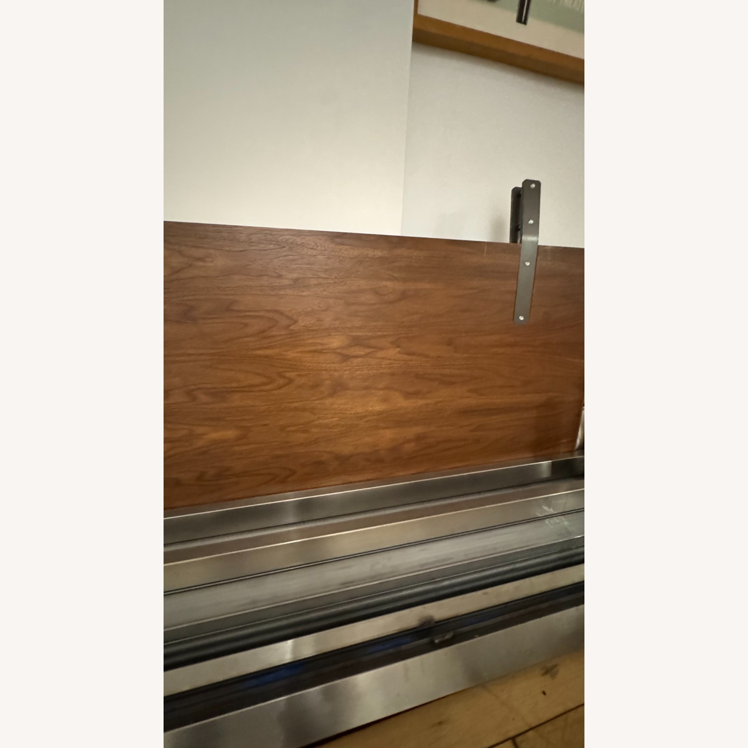 Room & Board Copenhagen Walnut and steel King Bed - image-2