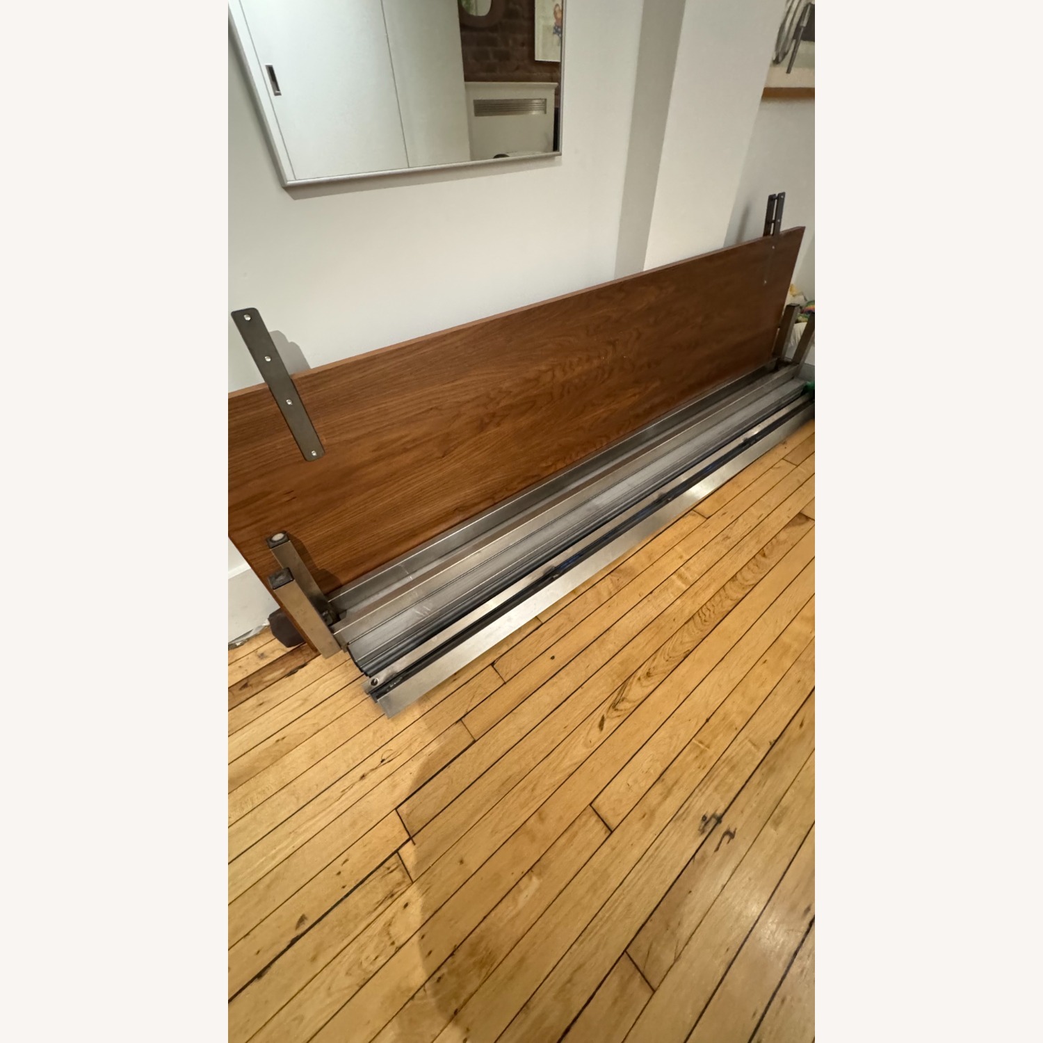 Room & Board Copenhagen Walnut and steel King Bed - image-3